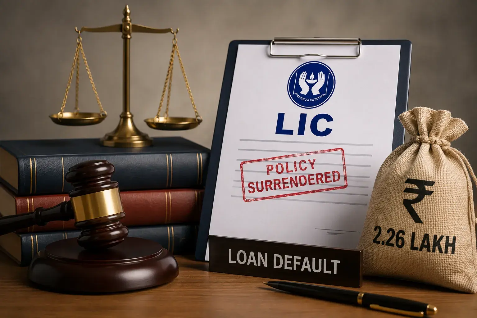 NCDRC Ruling on LIC Policy Loan: ₹2.26 Lakh Surrender Upheld After Loan Default